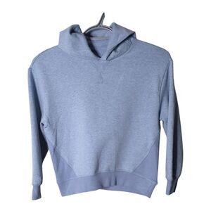 Hanna Andersson Light‎ Blue Fleece Colorblock Hoodie Size 6-7 Years (120cm)
